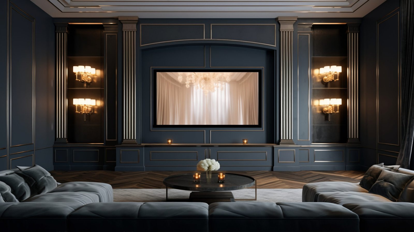 Luxury TV unit interior design