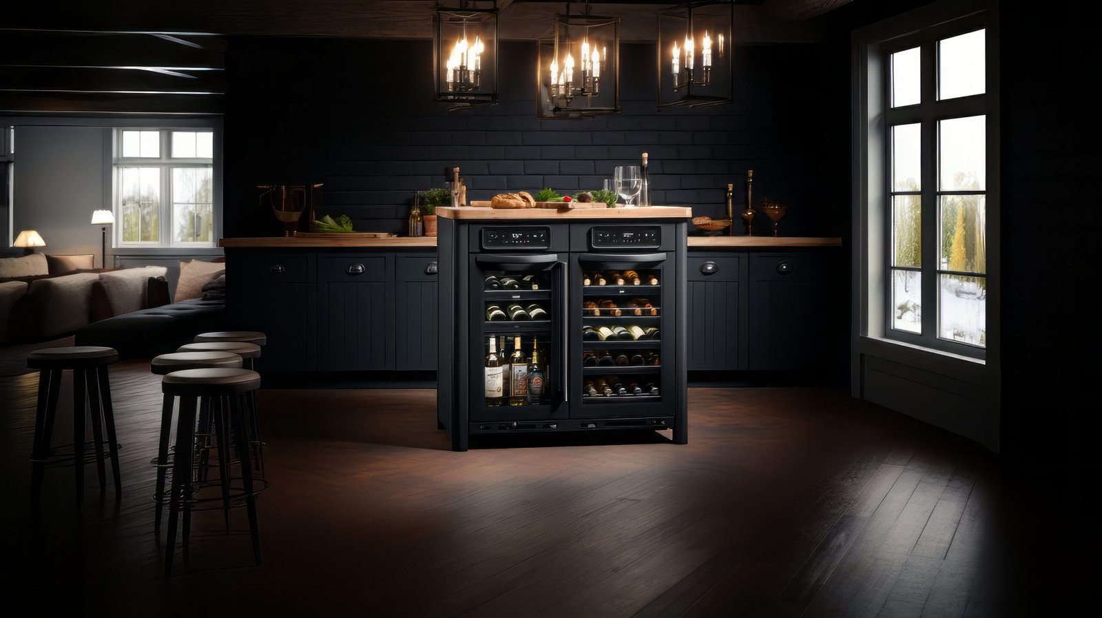 Contemporary kitchen interior